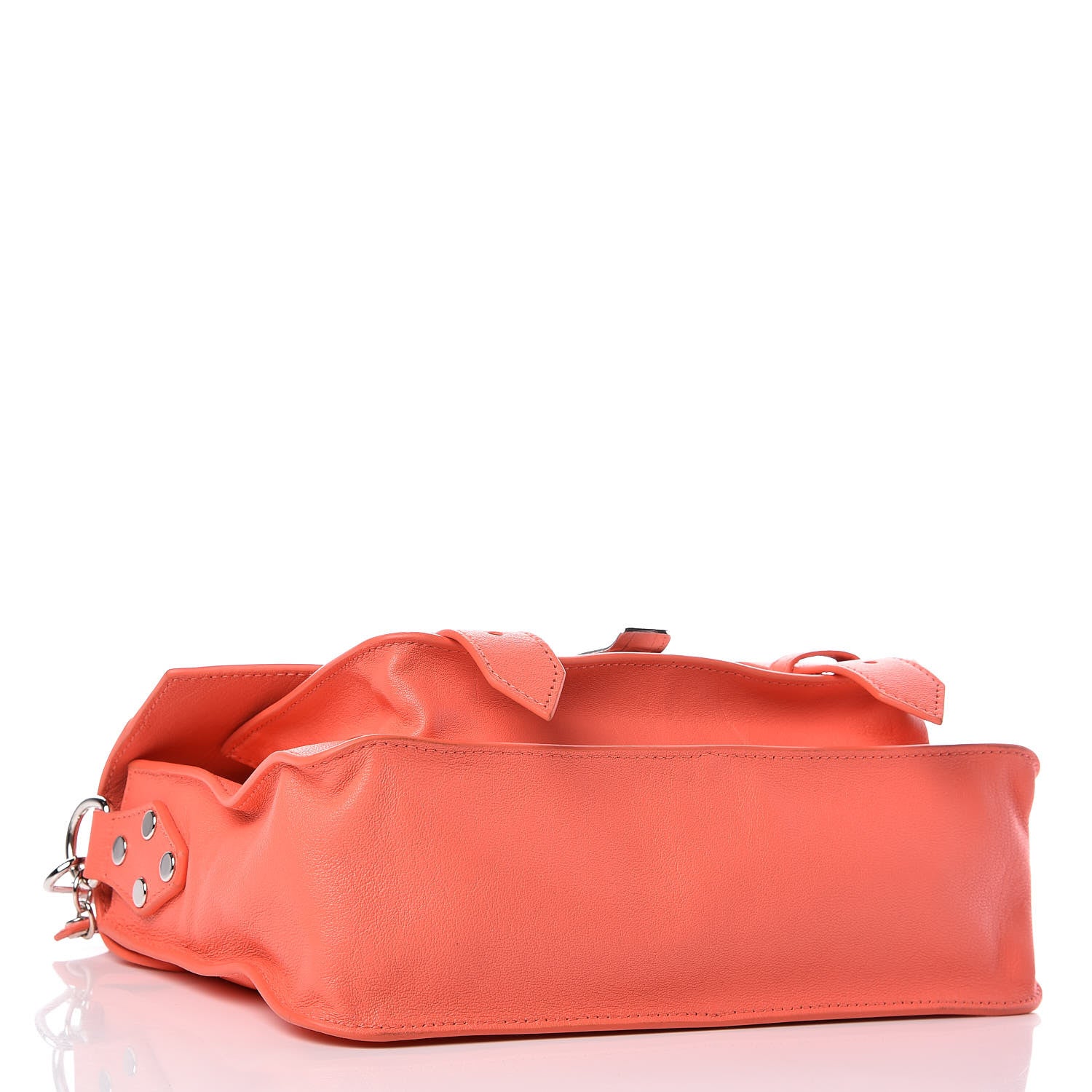 Proenza Schouler Lambskin Tiny PS1 Satchel Neon Coral 4 of 8