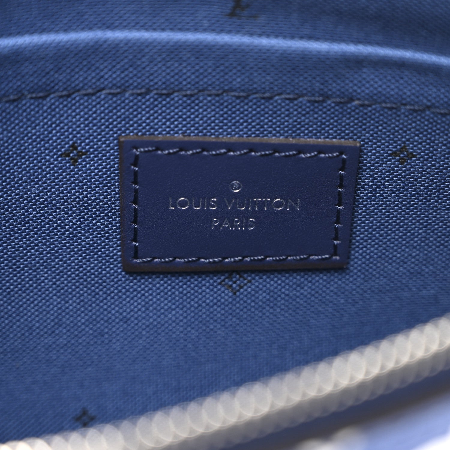 Louis Vuitton Monogram Escale Neverfull MM GM Pochette Blue 6 of 6