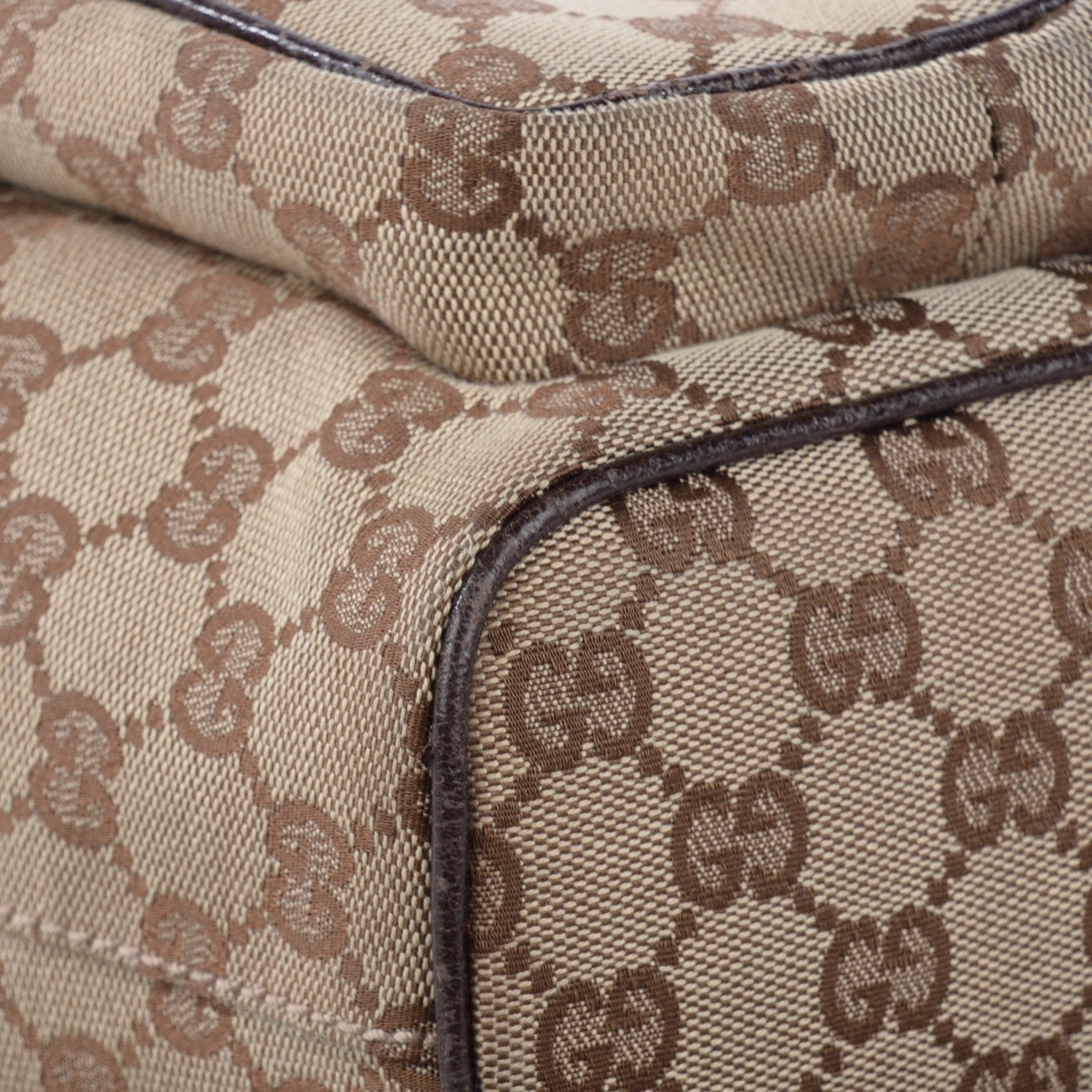 Gucci Monogram Backpack Dark Brown 5 of 10