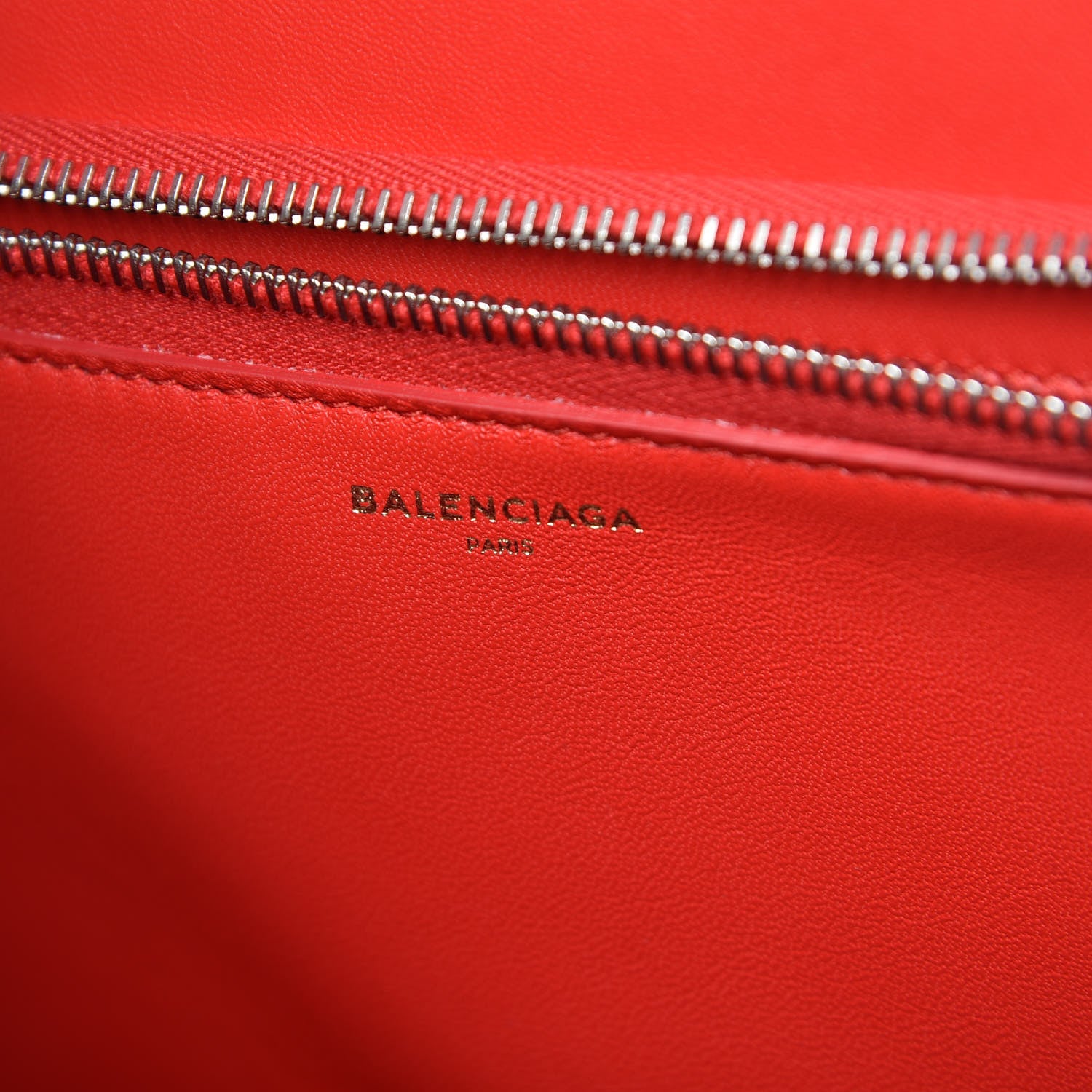 Balenciaga Agneau Classique Brillainte Tote Rouge Tango 6 of 9