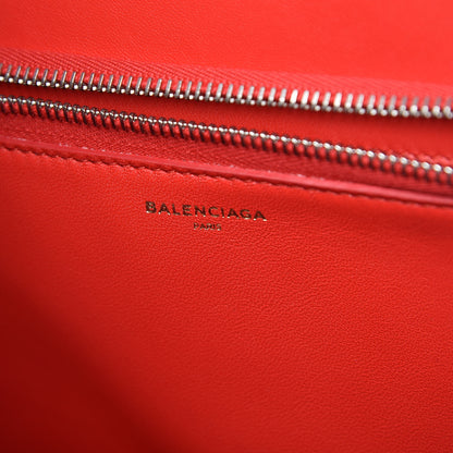 Balenciaga Agneau Classique Brillainte Tote Rouge Tango 6 of 9