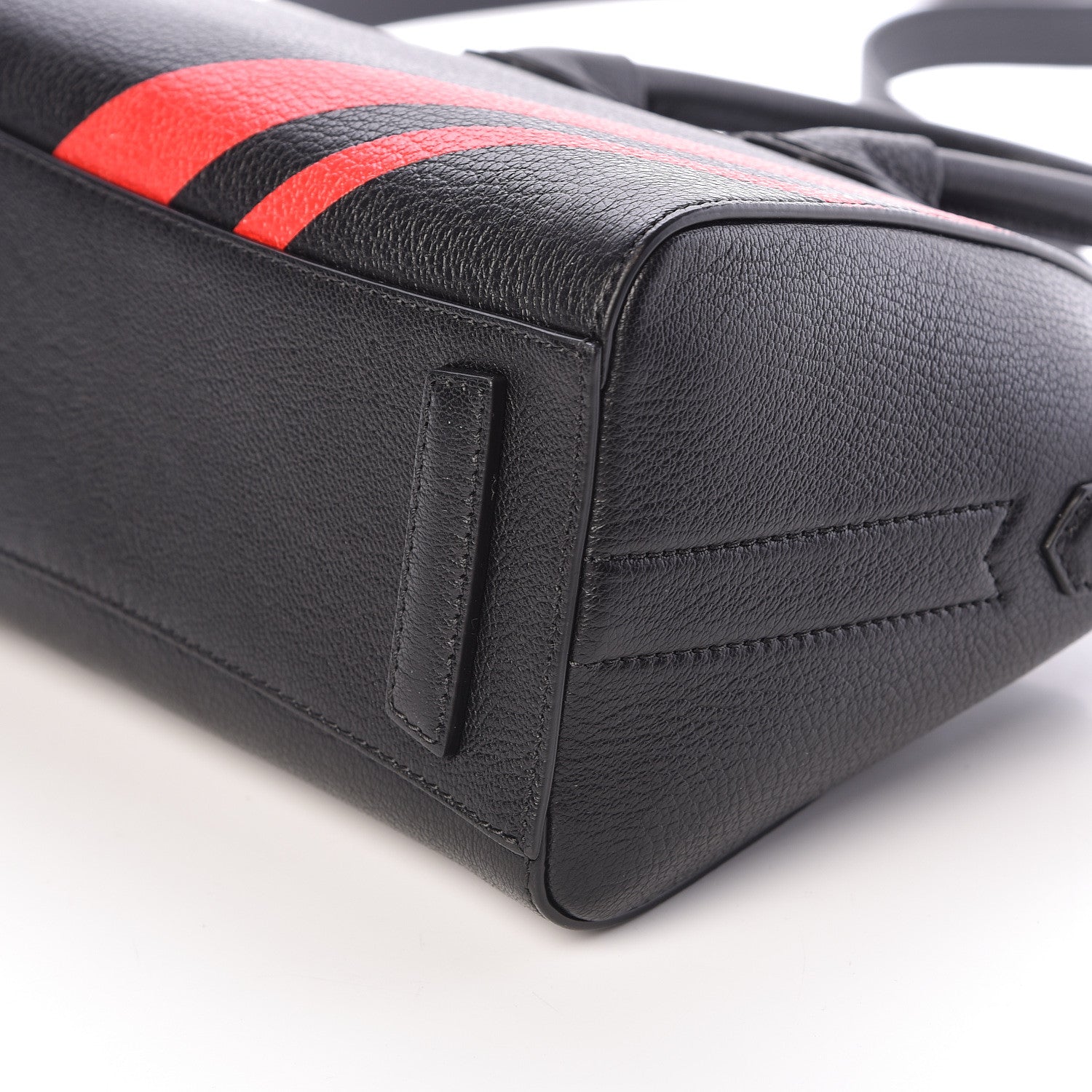 Givenchy Sugar Goatskin Striped Mini Antigona Black 10 of 10
