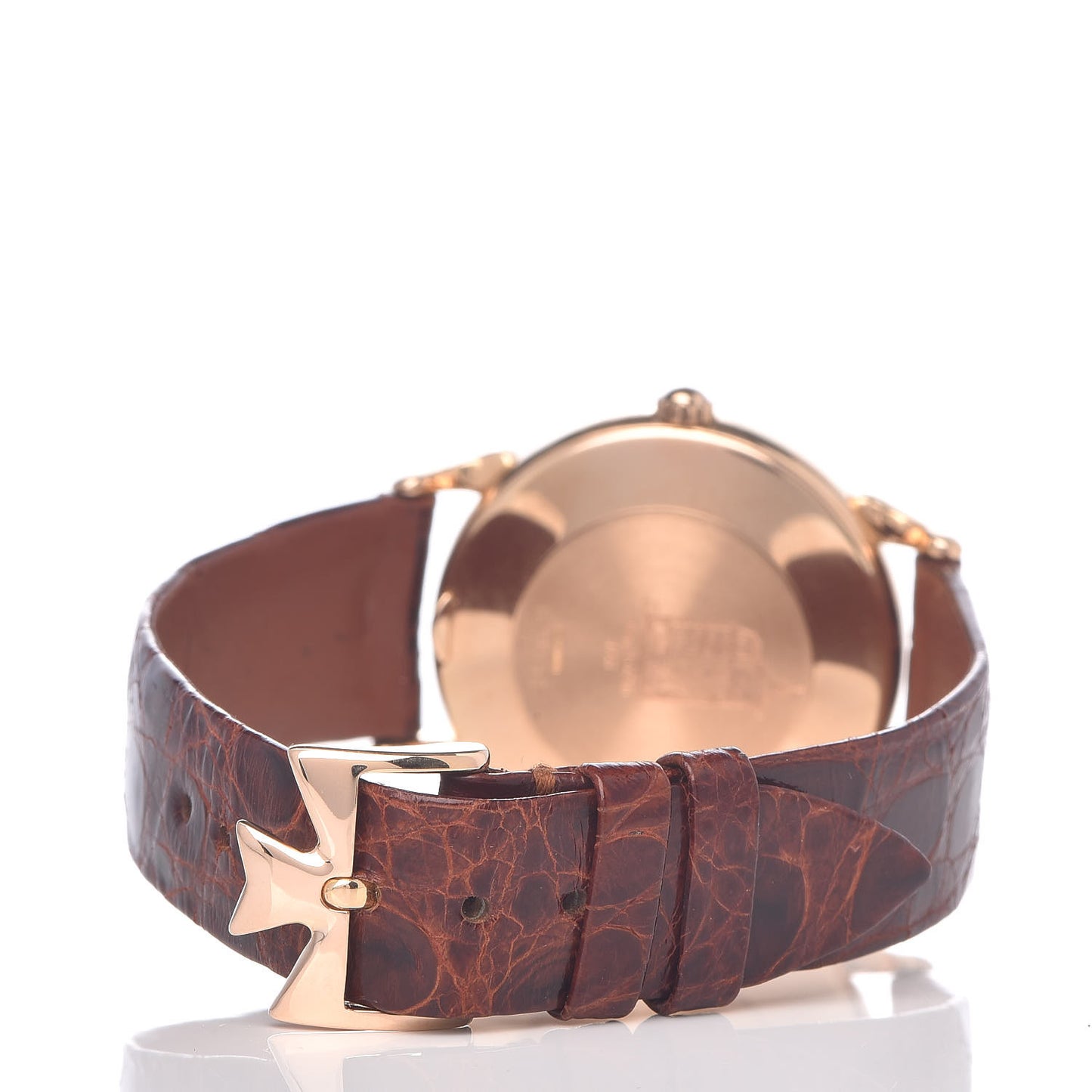 18K Pink Gold Alligator 31.5mm Les Historiques Tour de L'ile Power Reserve Manual Winding Watch 48100/000J-3