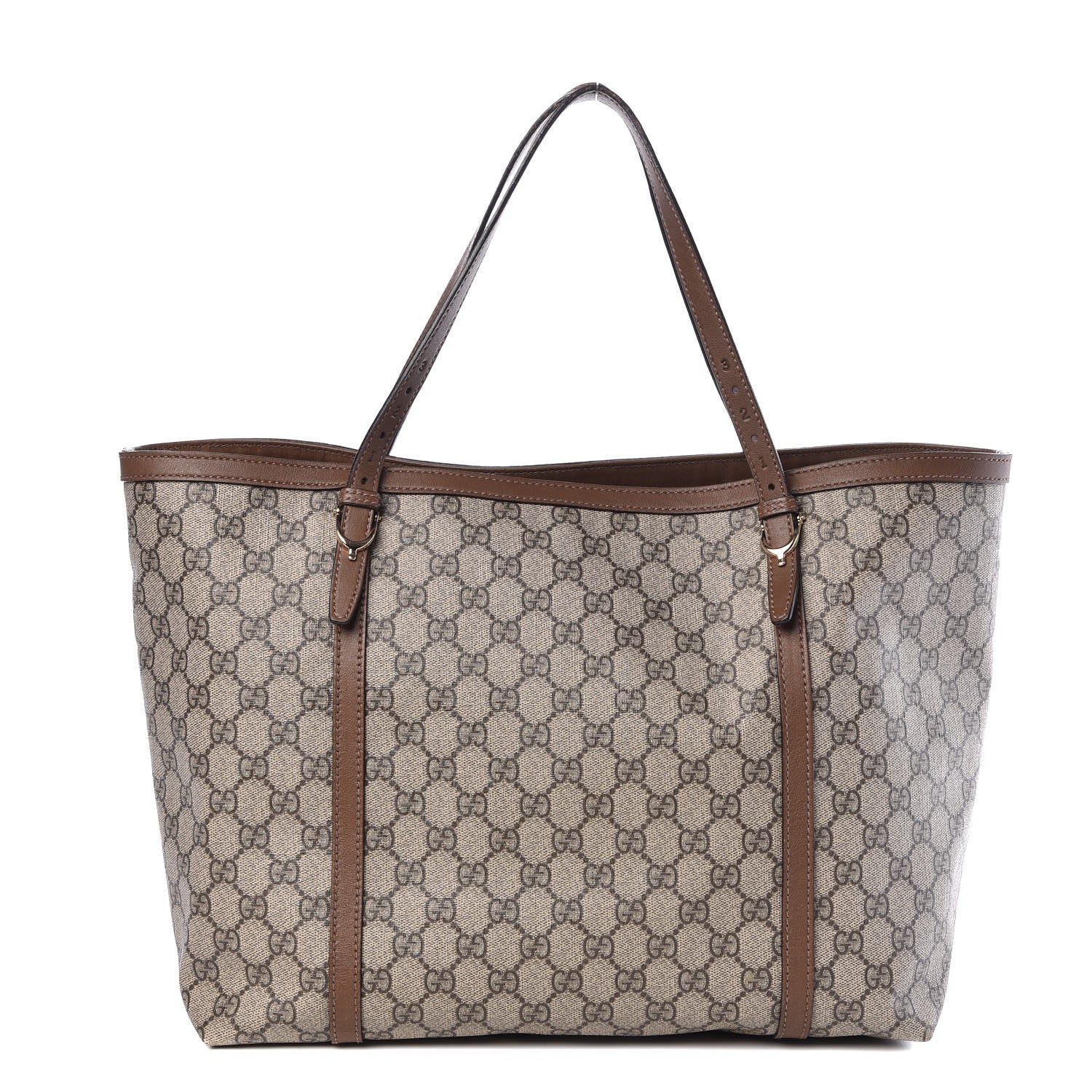 Gucci GG Supreme Monogram Medium Nice Tote Brown 1 of 8