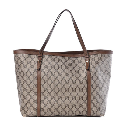Gucci GG Supreme Monogram Medium Nice Tote Brown 1 of 8