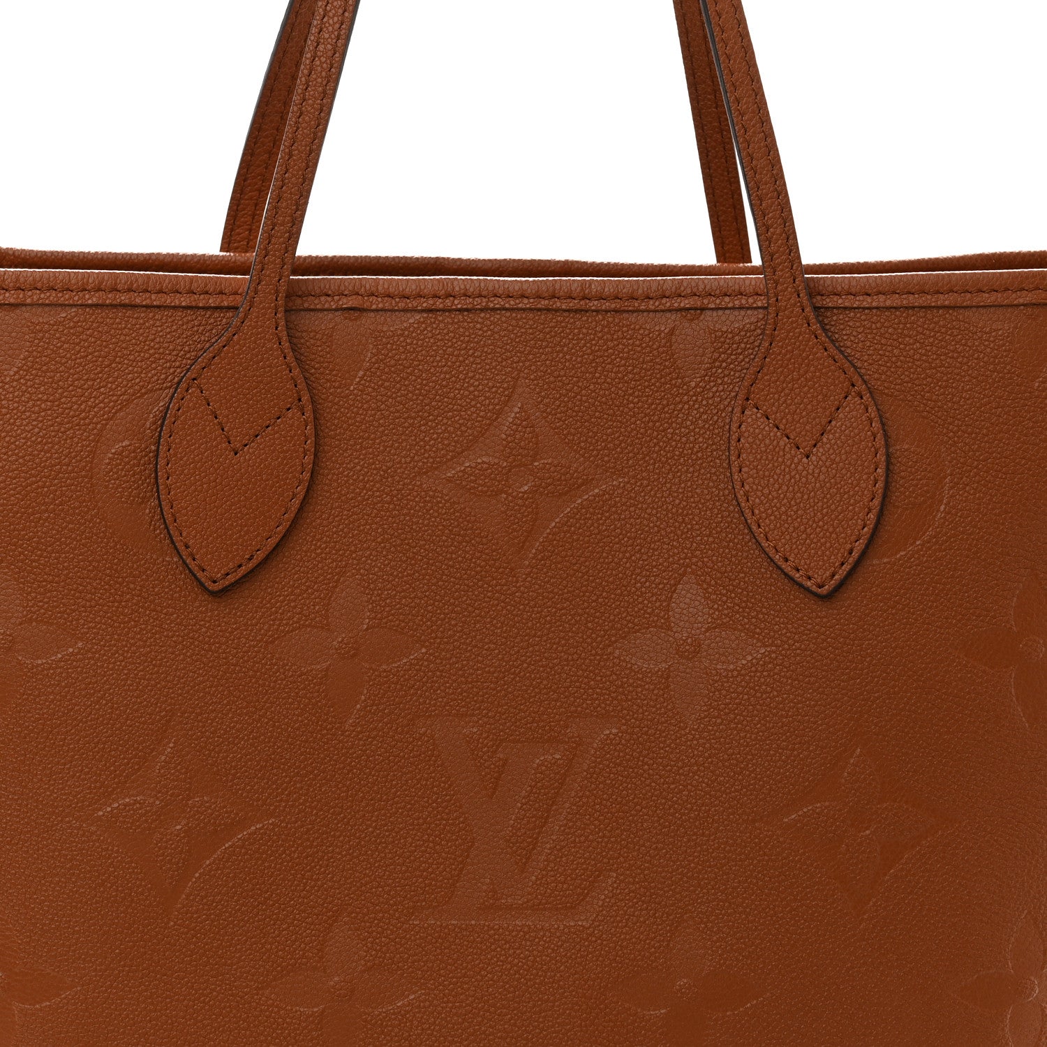Louis Vuitton Empreinte Monogram Giant Neverfull MM Cognac 8 of 10