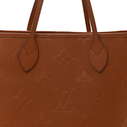 Louis Vuitton Empreinte Monogram Giant Neverfull MM Cognac 8 of 10