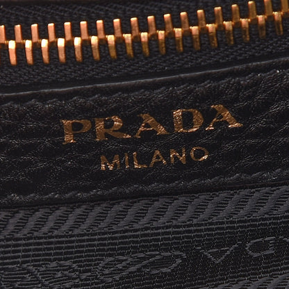 Prada Vitello Daino Bauletto Black 5 of 8