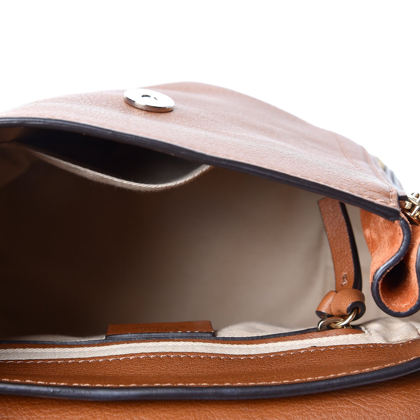 Suede Calfskin Medium Faye Backpack Tan