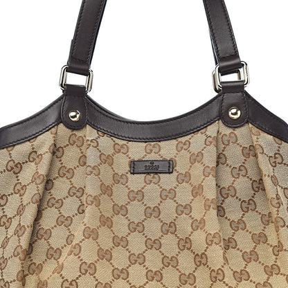 Gucci Monogram Shoulder Bag Dark Brown 10 of 10
