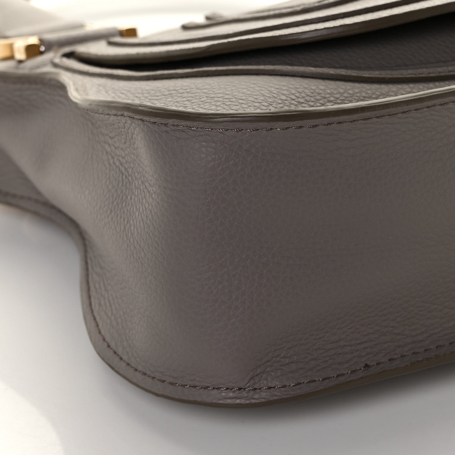 Chloe Calfskin Small Marcie Satchel Cashmere Grey 9 of 10