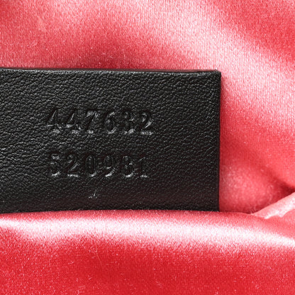 Gucci Velvet Matelasse Small GG Marmont Chain Shoulder Bag Black 7 of 13