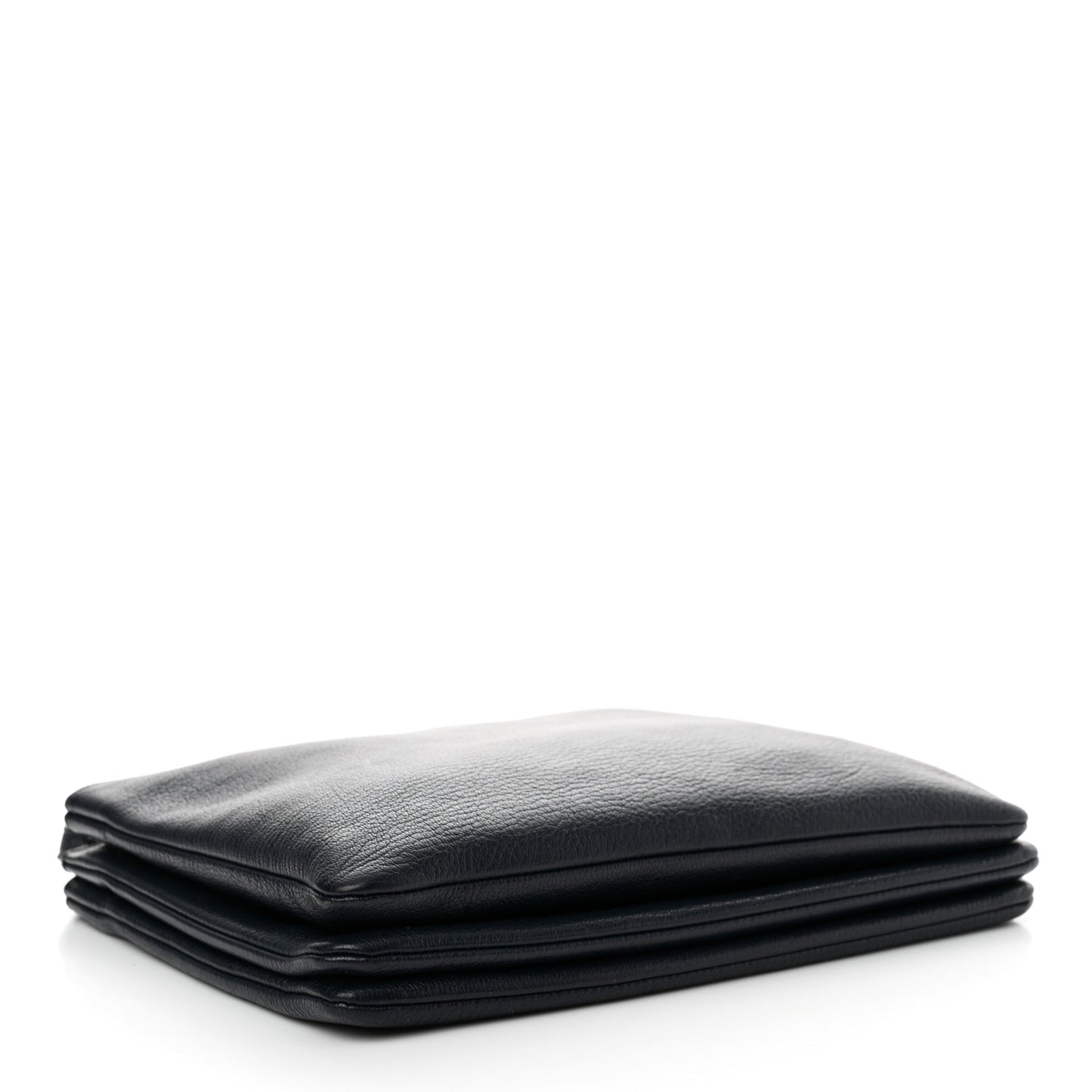 Lambskin Large Trio Crossbody Bag Navy Blue