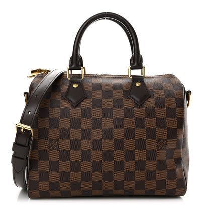 Louis Vuitton Damier Ebene Speedy Bandouliere 25 1 of 10