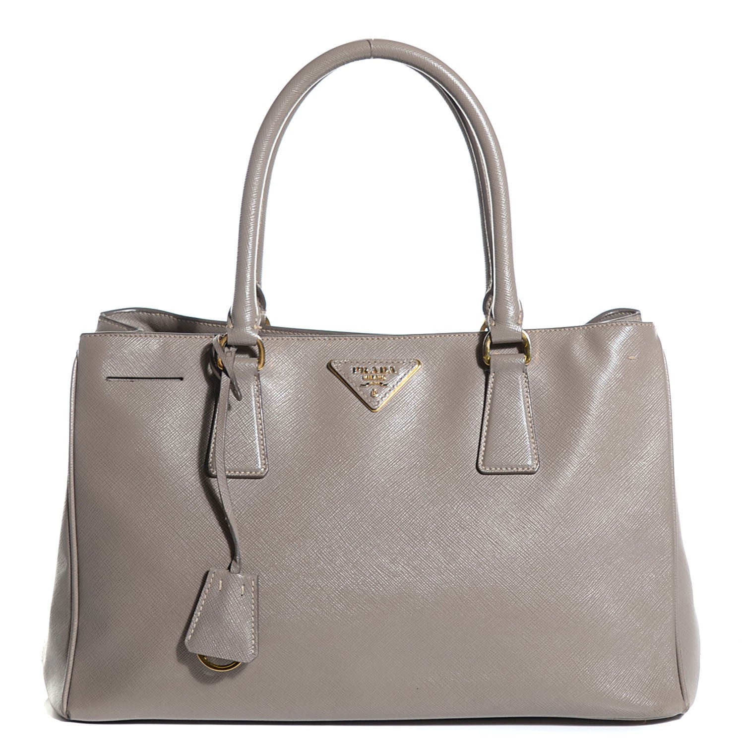 Prada Saffiano Lux Small Tote Argilla 1 of 11