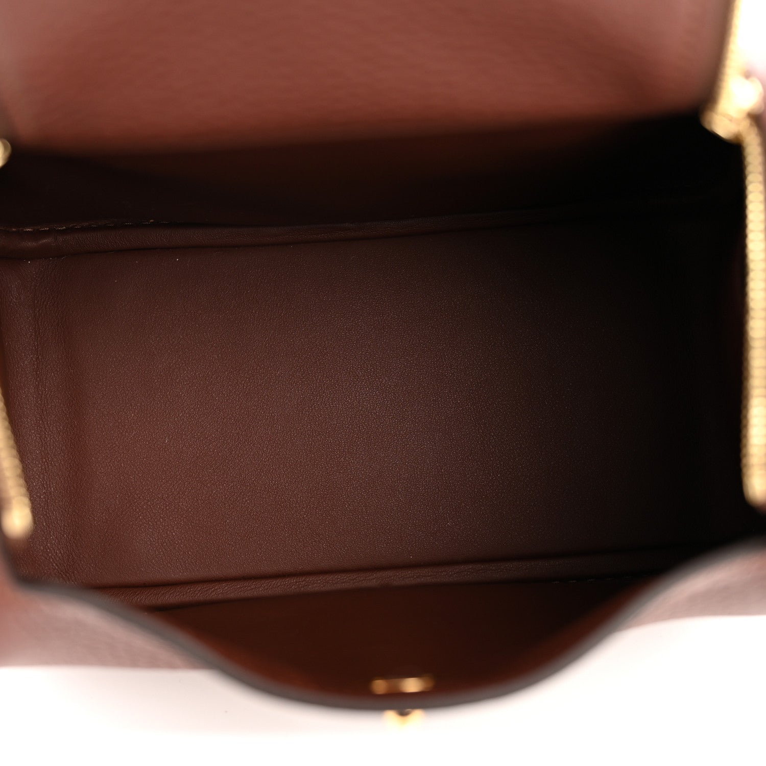 Hermes Taurillon Clemence Mini Lindy 20 Terre 5 of 11