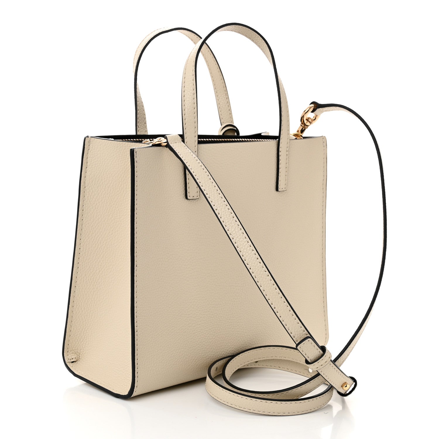 Marc Jacobs Calfskin Mini Grind Tote Bag White 3 of 10