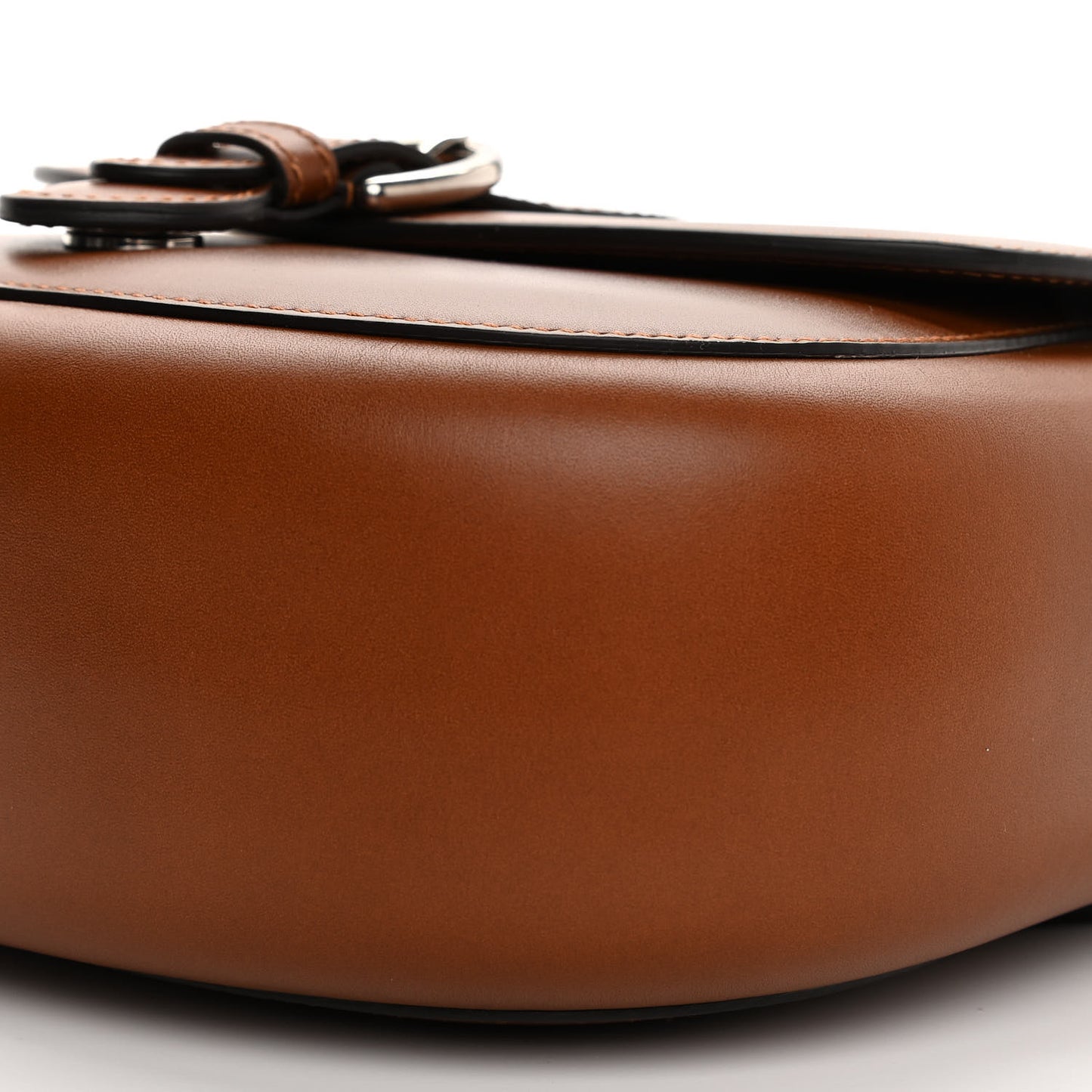 Calfskin Small Logo Shoulder Bag