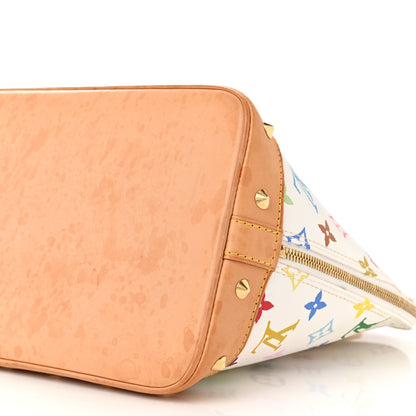 Louis Vuitton Monogram Multicolor Alma White 10 of 11