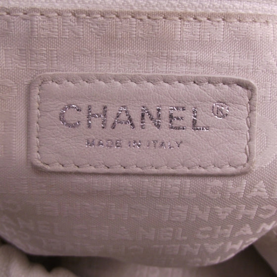 Chanel Caviar Coco Cabas White 9 of 13