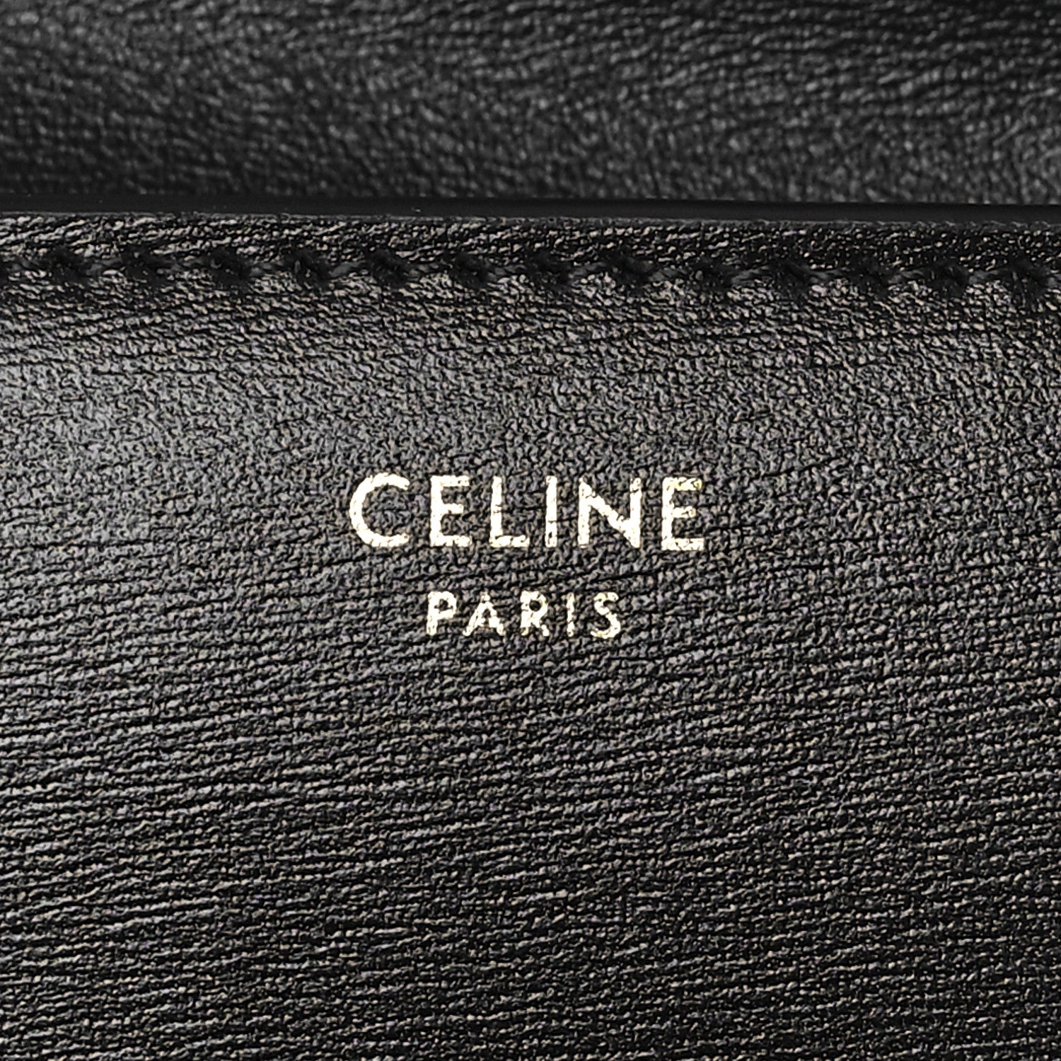 Celine Shiny Smooth Lambskin Small Triomphe Wallet Black 6 of 10