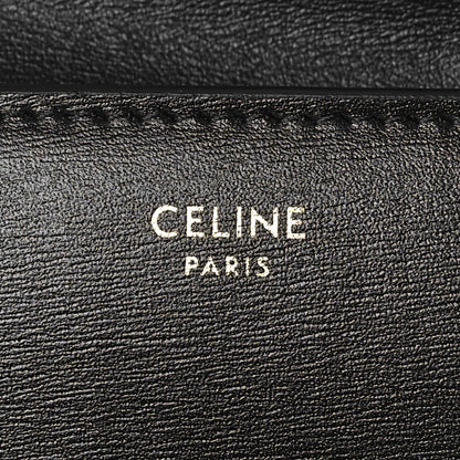 Celine Shiny Smooth Lambskin Small Triomphe Wallet Black 6 of 10
