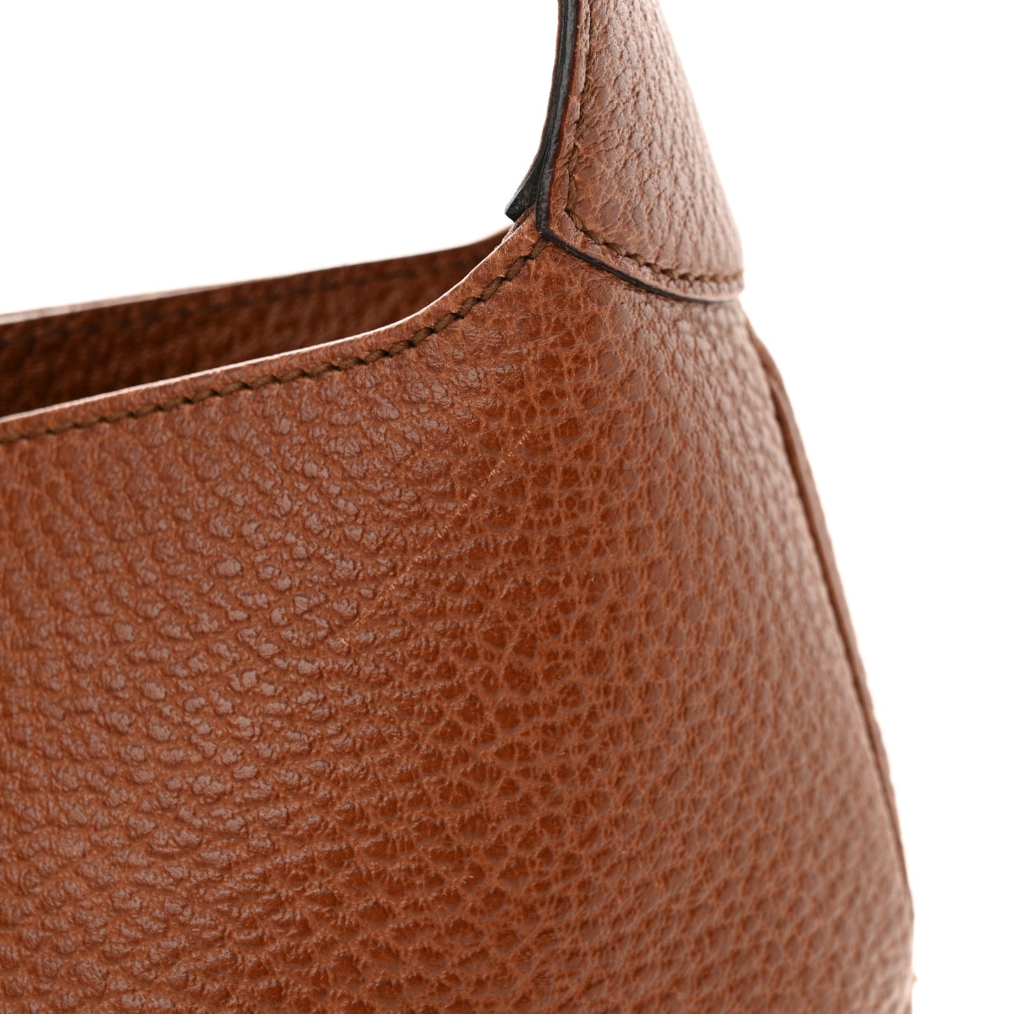 Soft Grained Calfskin Small Jackie O Hobo Brown