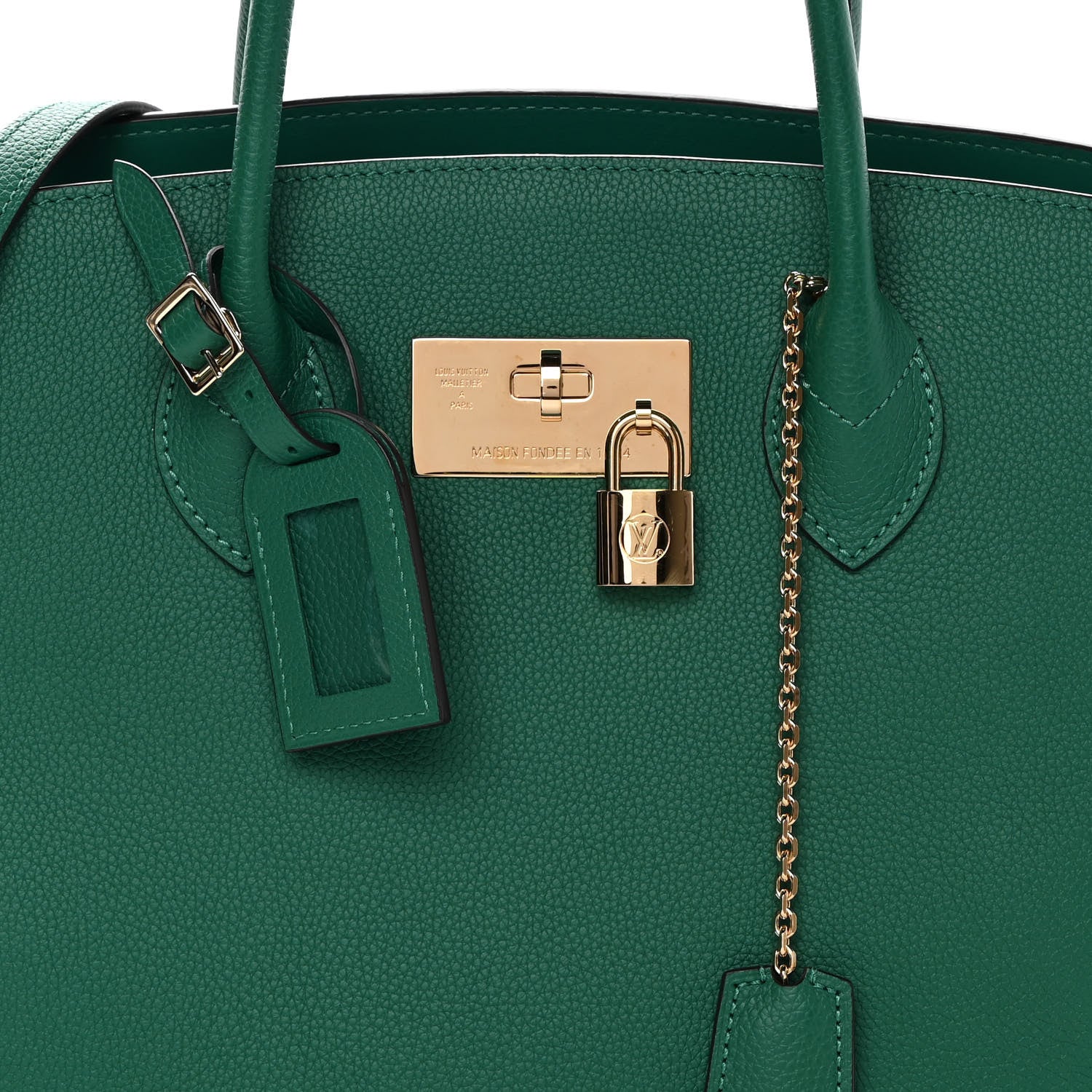 Louis Vuitton Veau Nuage Milla MM Emeraude 8 of 14