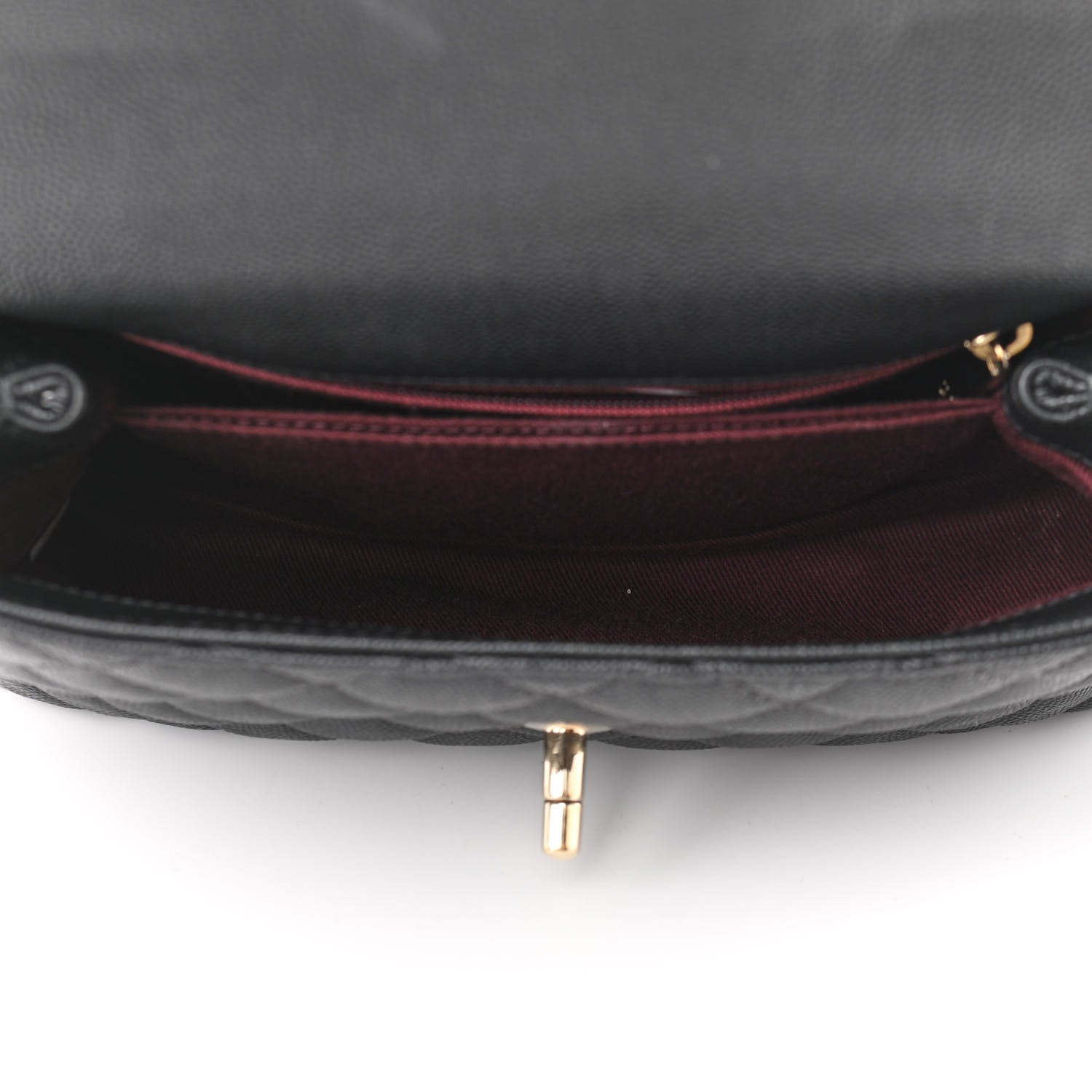 Chanel Caviar Quilted Mini Coco Handle Flap Black 5 of 9