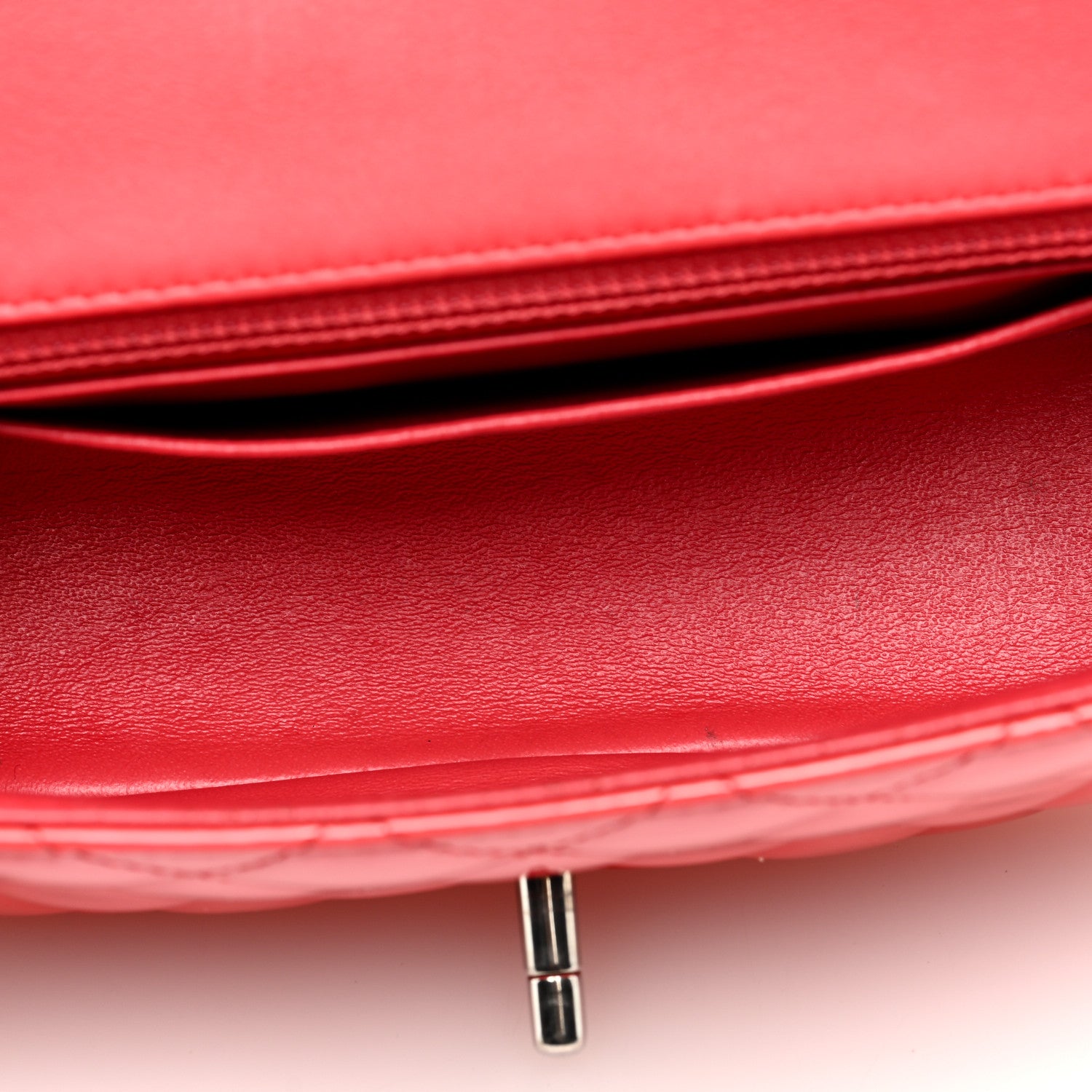 Chanel Patent Calfskin Quilted Mini Rectangular Flap Red 5 of 10