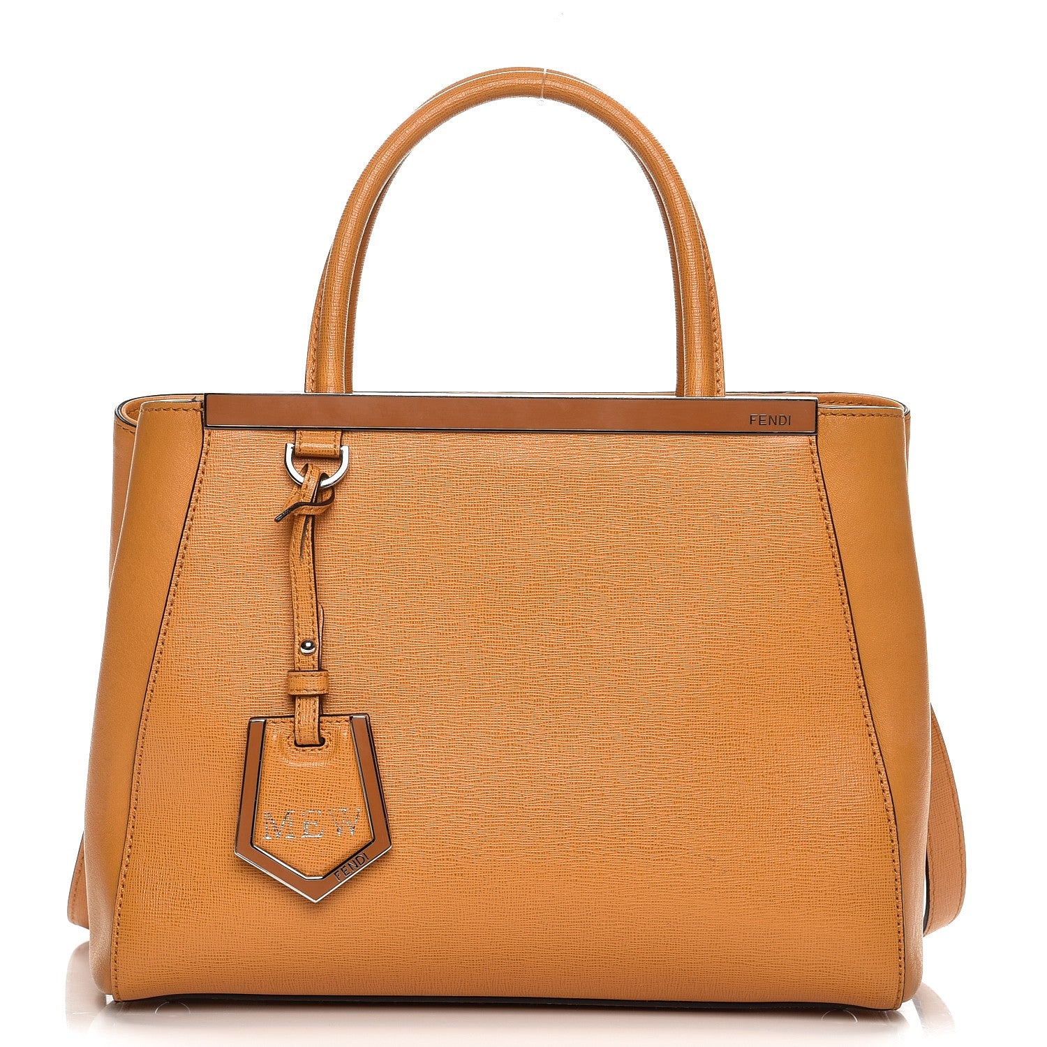 Fendi Vitello Elite Petite 2Jours Tote Syrup 1 of 12