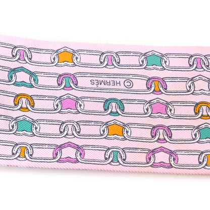Hermes Silk L'Effet Kaleidoscope Twilly Rose Turquoise Multicolor 3 of 5