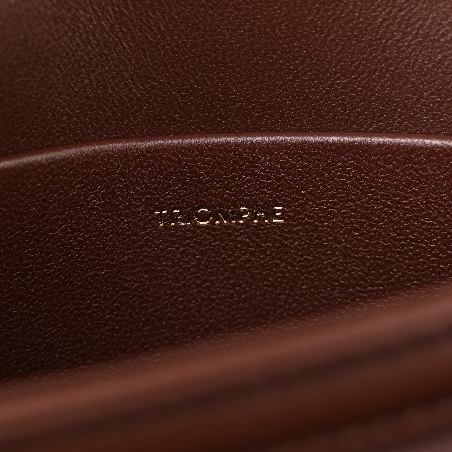 Nubuck Calfskin Teen Triomphe Chestnut