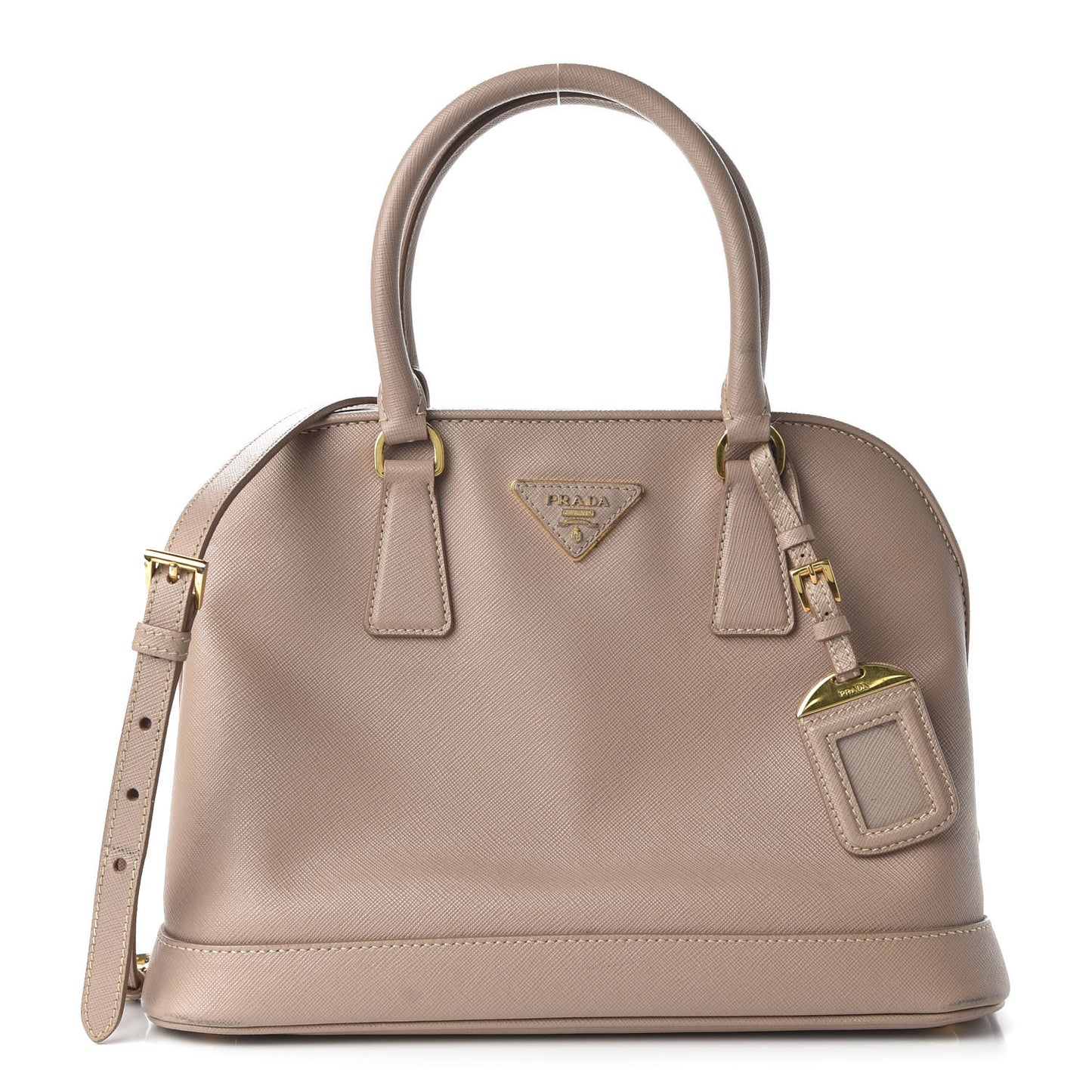 Saffiano Lux Open Promenade Tote Cammeo