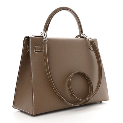 Hermes Epsom Kelly Sellier 32 Etoupe 3 of 10