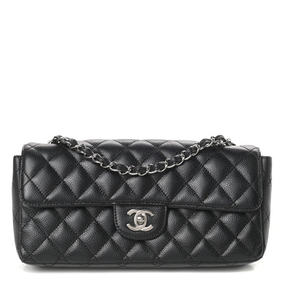 Chanel Caviar Quilted East West Flap Black 1 of 10