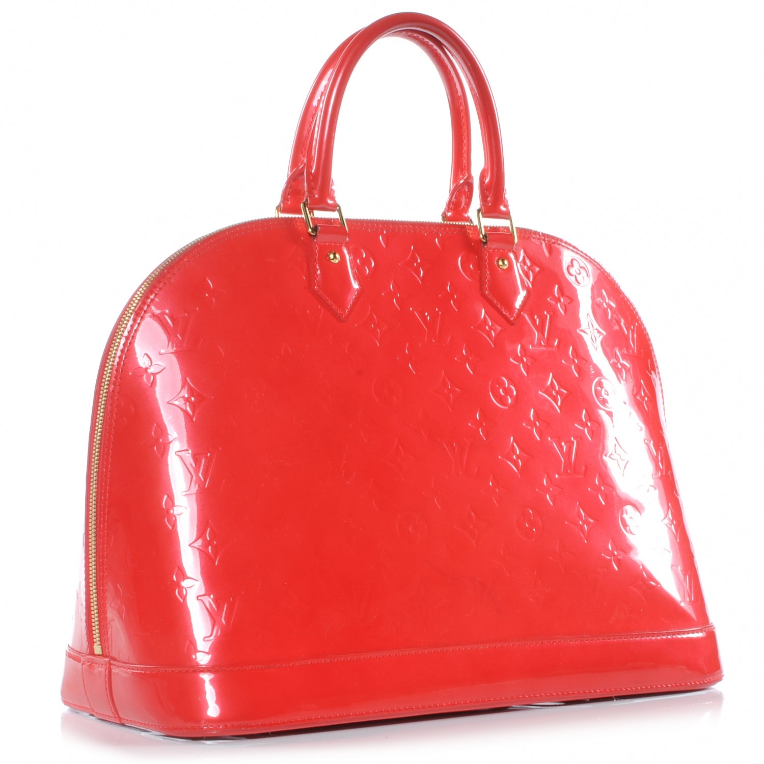 Louis Vuitton Vernis Alma GM Rouge Grenadine 3 of 7