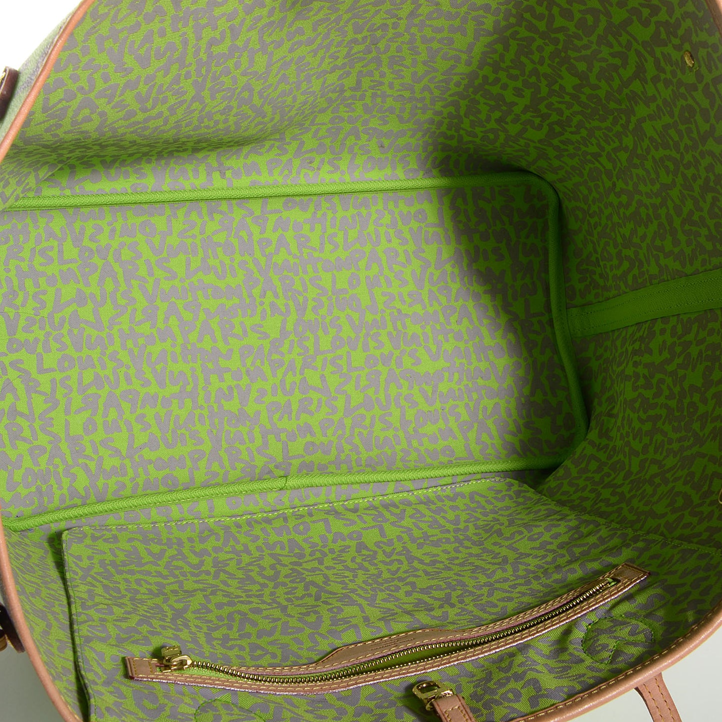 Monogram Graffiti Neverfull GM Green