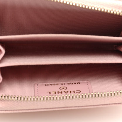 Chanel Caviar Quilted Zip Coin Purse Light Pink 5 of 7