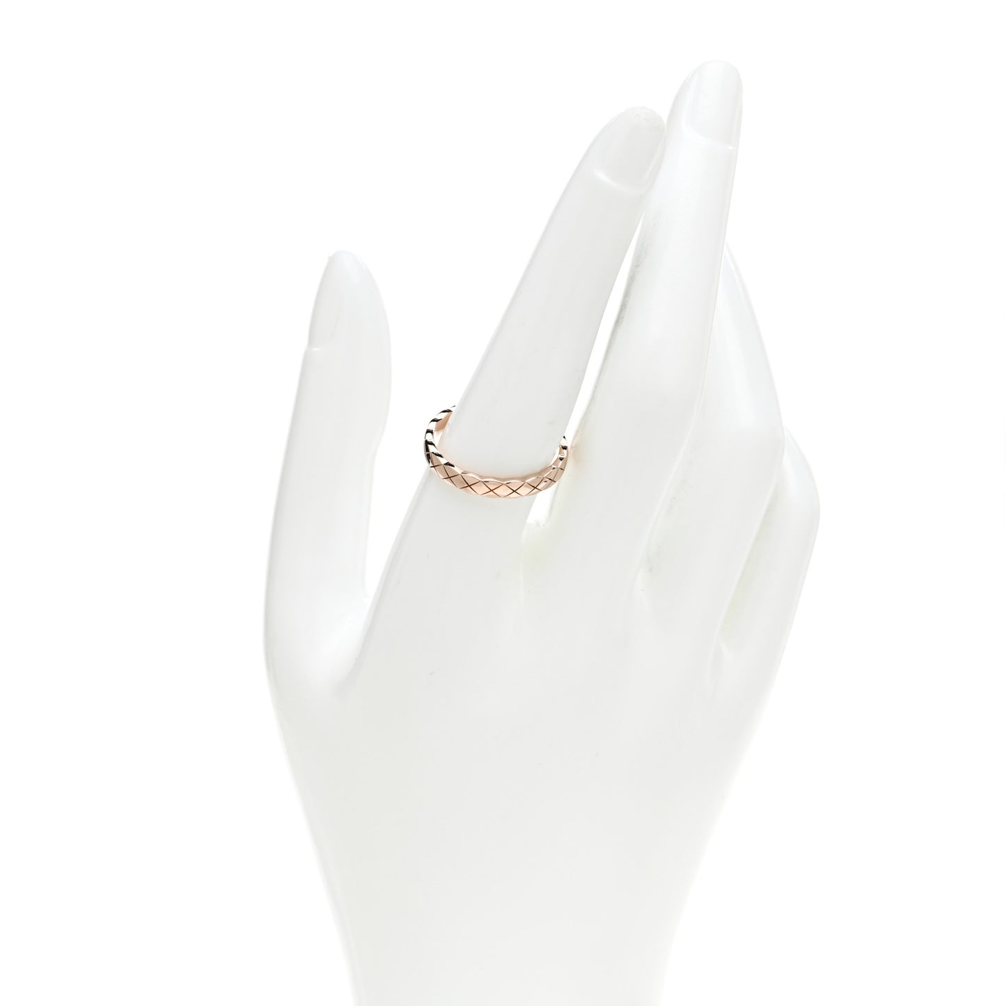 18K Beige Gold Mini Coco Crush Ring 58 8.25