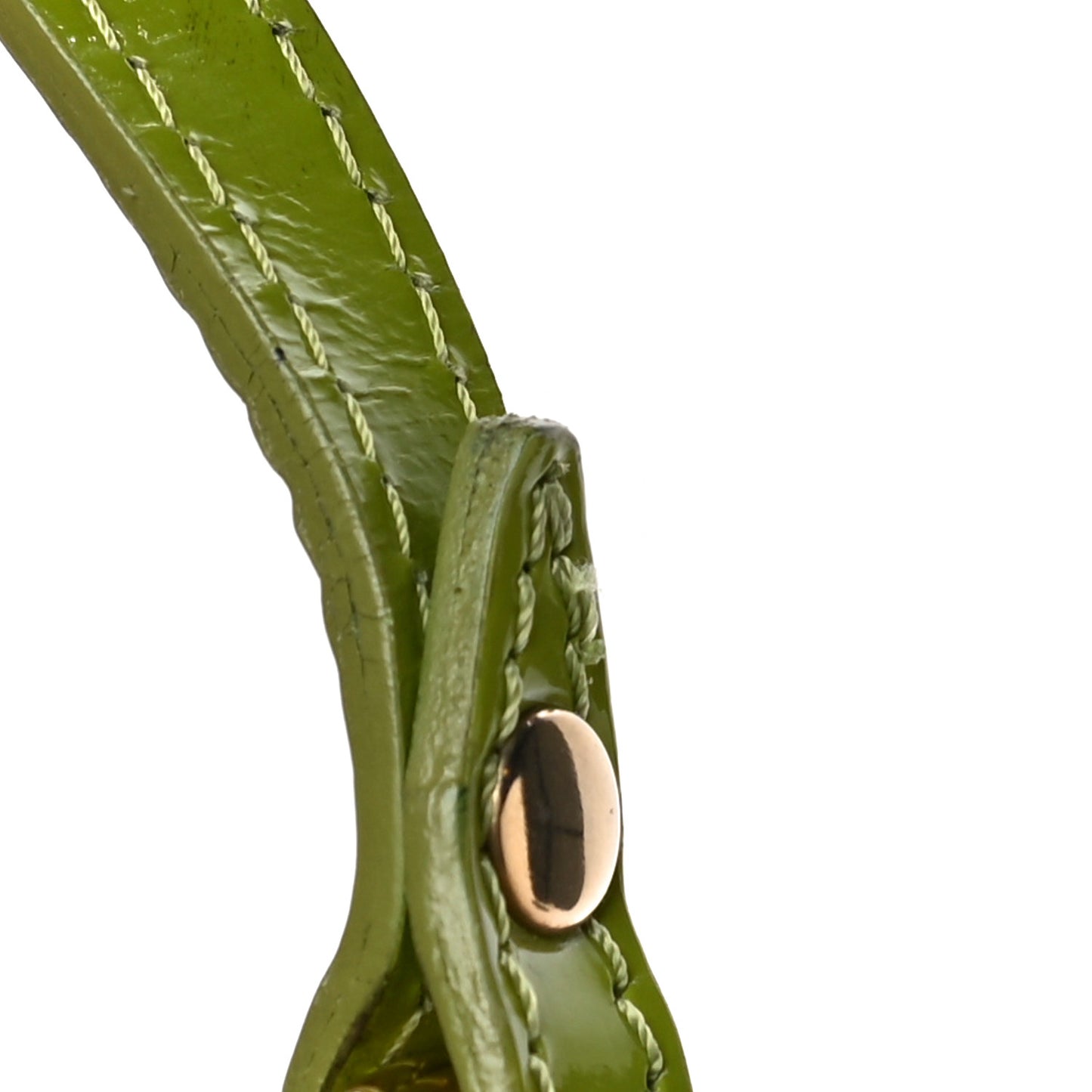 Patent Small Leigh Crossbody Bag Lemon Green
