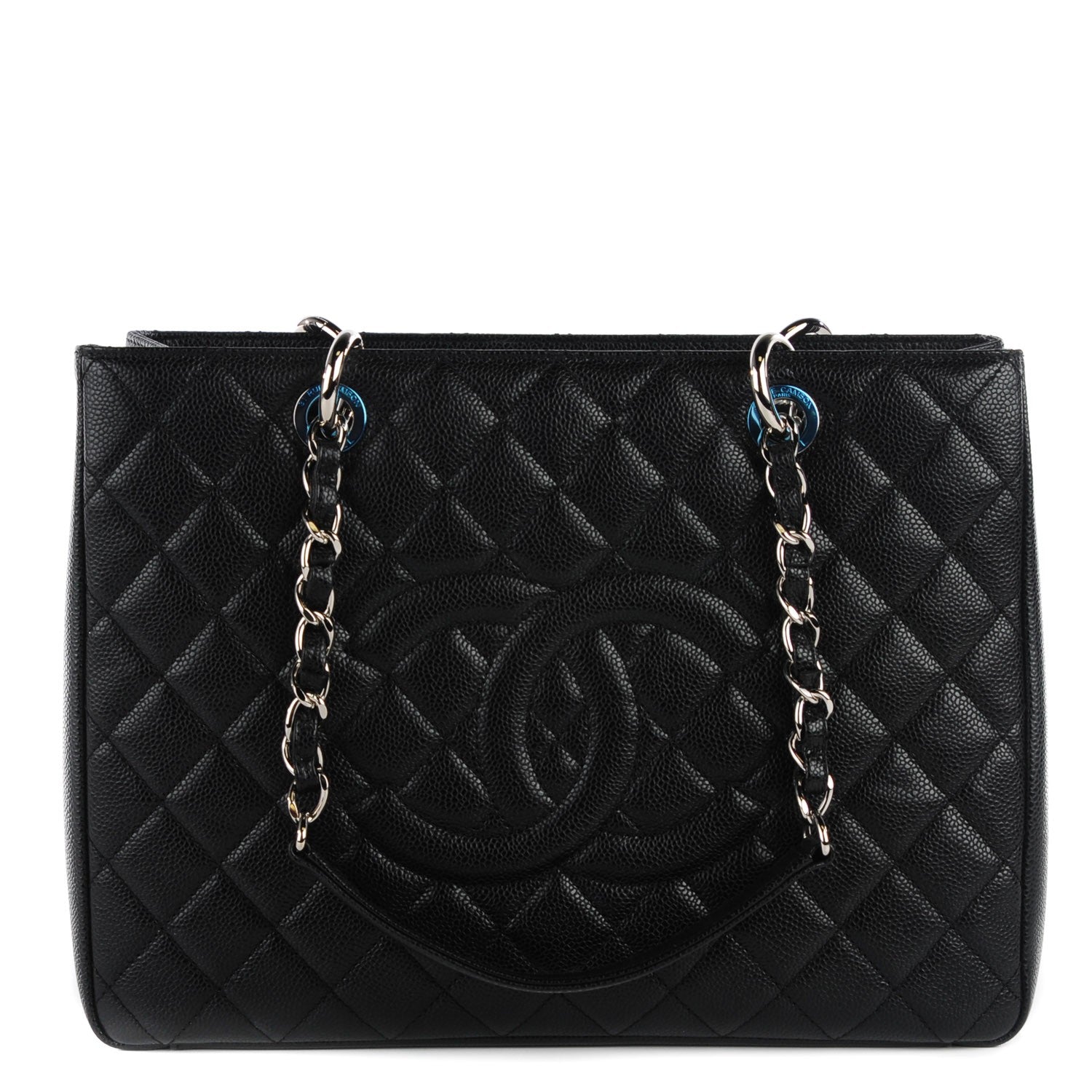 Chanel Caviar Quilted Grand Shopping Tote GST Black 1 of 8