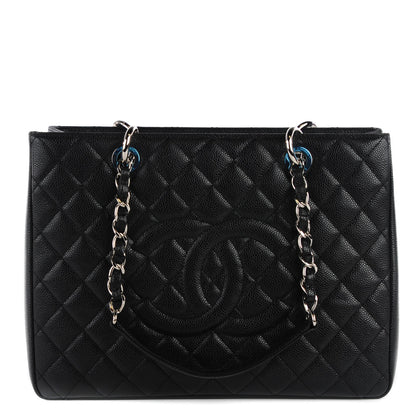 Chanel Caviar Quilted Grand Shopping Tote GST Black 1 of 8