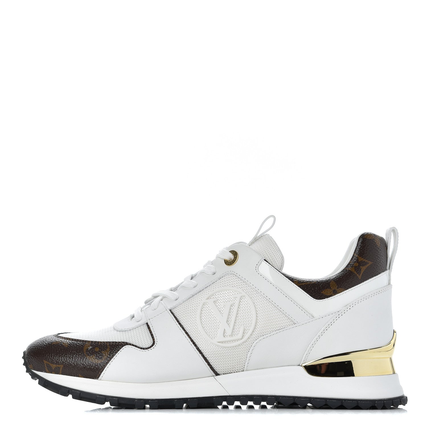 Louis Vuitton Calfskin Monogram Run Away Sneakers 39 White 1 of 9
