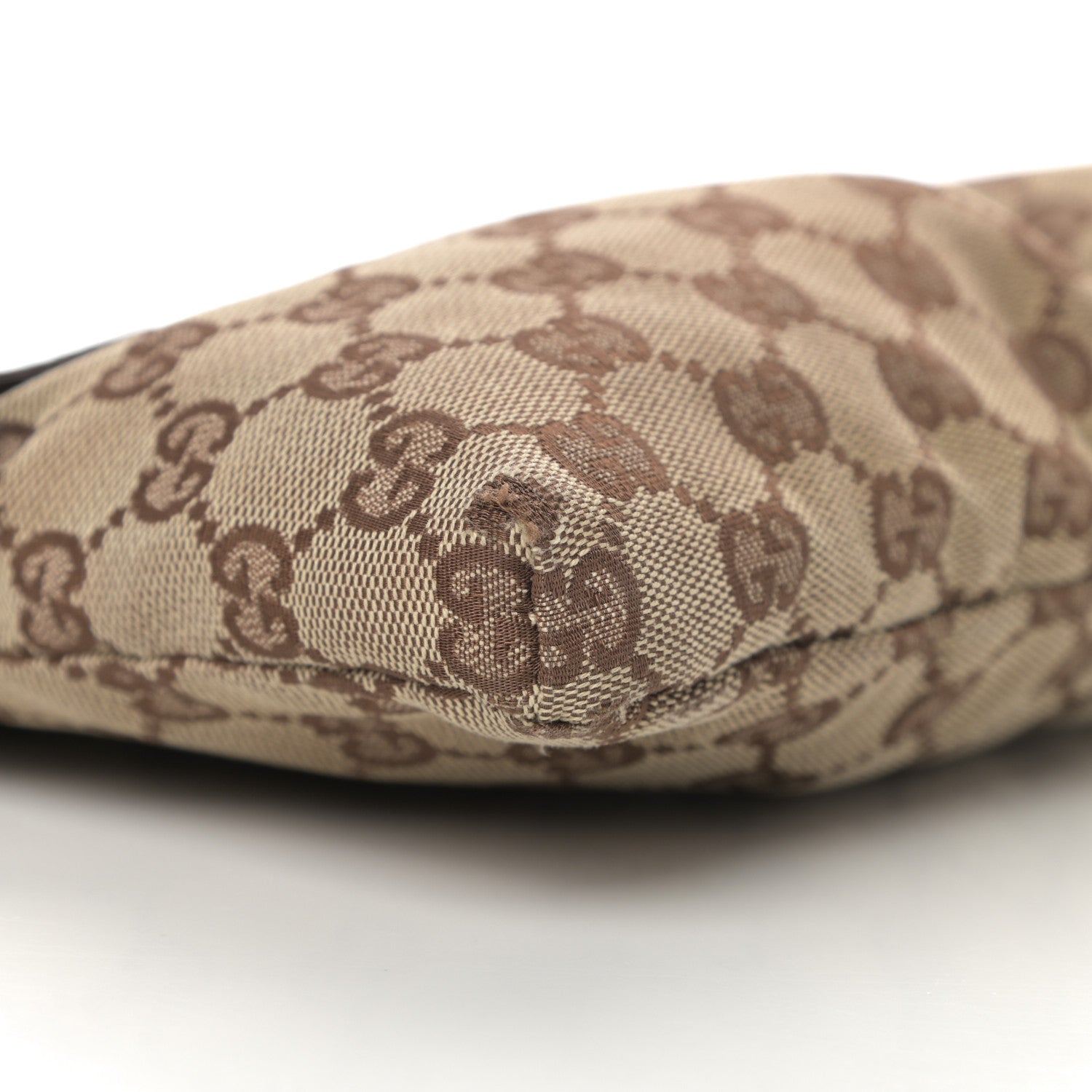 Gucci GG Monogram Double Pocket Belt Bag Dark Brown 11 of 18