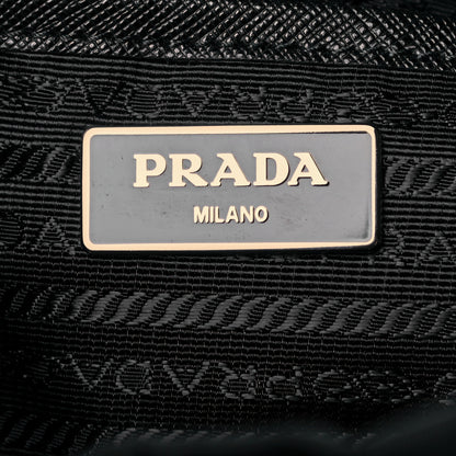 Prada Tessuto Nylon Saffiano Medium Backpack Black 5 of 9