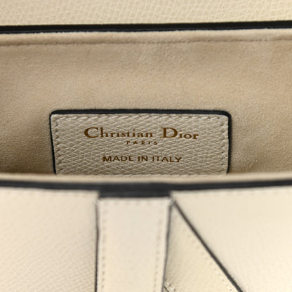 Christian Dior Grained Calfskin Mini Saddle Bag White 6 of 10