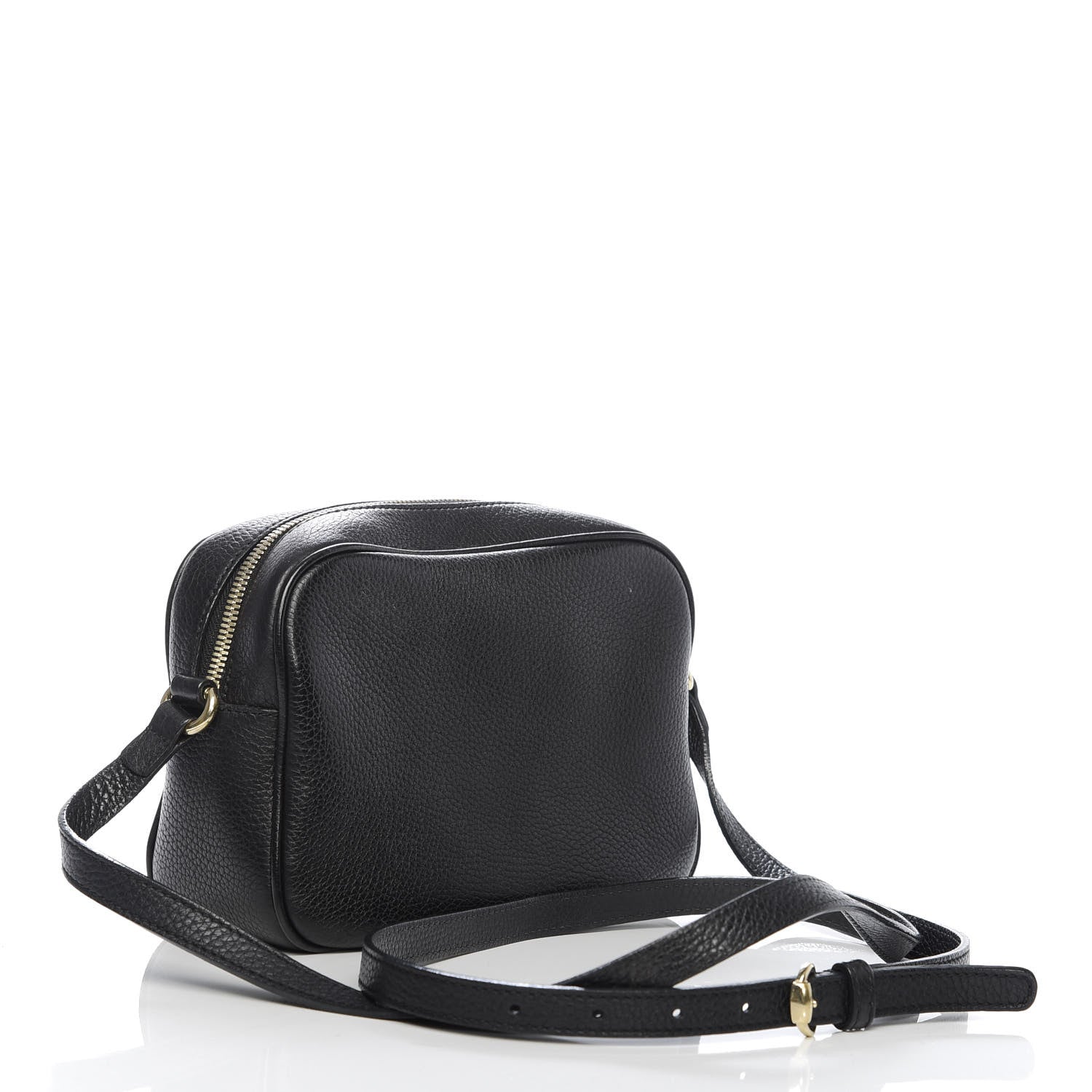 Gucci Pebbled Calfskin Small Soho Disco Bag Black 3 of 12