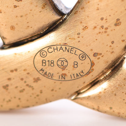 Chanel Metal CC Brooch Gold 4 of 5