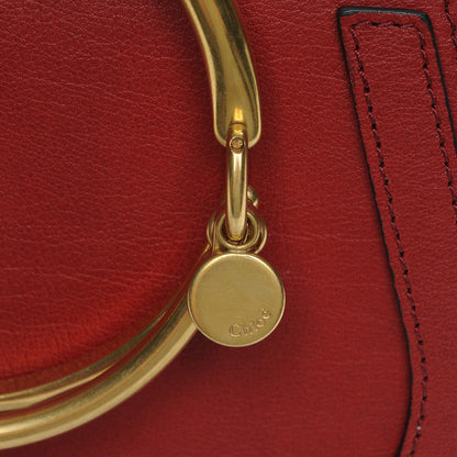 Chloe Calfskin Small Nile Bracelet Bag Intense Red 10 of 11